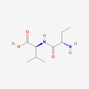molecular formula C9H18N2O3 B1400174 L-Valine, N-[(2S)-2-amino-1-oxobutyl]- CAS No. 1814938-33-4
