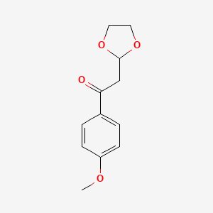 2-(1,3-Dioxolan-2-yl)-1-(4-methoxyphenyl)ethanone