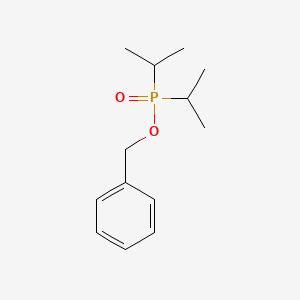 molecular formula C13H21O2P B14001851 Dipropan-2-ylphosphoryloxymethylbenzene CAS No. 85403-96-9