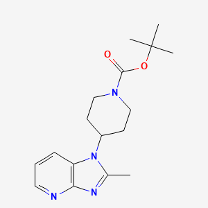 tert-butyl 4-{2-methyl-1H-imidazo[4,5-b]pyridin-1-yl}piperidine-1-carboxylate