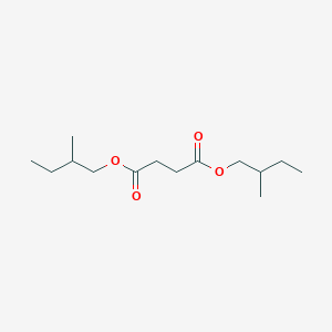 molecular formula C14H26O4 B14001879 Bis(2-methylbutyl) butanedioate CAS No. 623-89-2