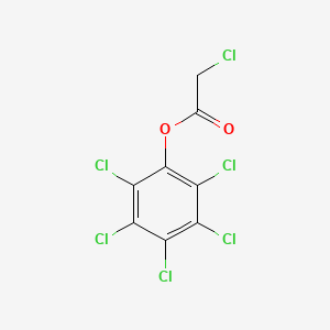 molecular formula C8H2Cl6O2 B14001936 Pentachlorophenyl chloroacetate CAS No. 2948-20-1