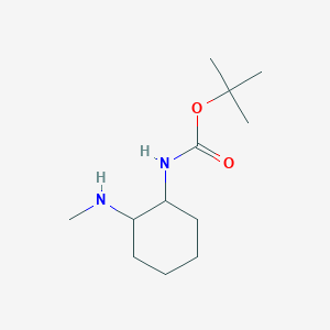 molecular formula C12H24N2O2 B1400202 tert-Butyl (2-(methylamino)cyclohexyl)carbamate CAS No. 1353944-65-6