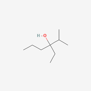 molecular formula C9H20O B14002091 3-Ethyl-2-methylhexan-3-ol CAS No. 66794-03-4