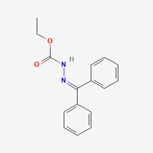 molecular formula C16H16N2O2 B14002099 ethyl N-(benzhydrylideneamino)carbamate CAS No. 6972-01-6