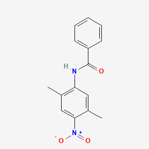 molecular formula C15H14N2O3 B14002326 n-(2,5-Dimethyl-4-nitrophenyl)benzamide CAS No. 18377-63-4