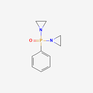 molecular formula C10H13N2OP B14002393 1,1'-(Phenylphosphoryl)diaziridine CAS No. 10543-74-5