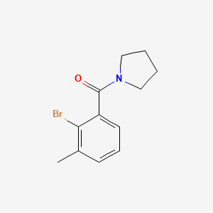 1-(2-Bromo-3-methylbenzoyl)pyrrolidine