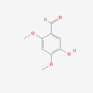 molecular formula C9H10O4 B14002417 5-Hydroxy-2,4-dimethoxybenzaldehyde CAS No. 80832-63-9