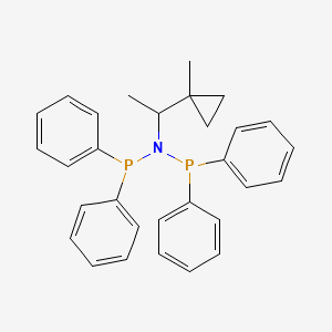 molecular formula C30H31NP2 B14002437 N-(Diphenylphosphino)-N-[1-(1-methylcyclopropyl)ethyl]-P,P-diphenylphosphinous amide 