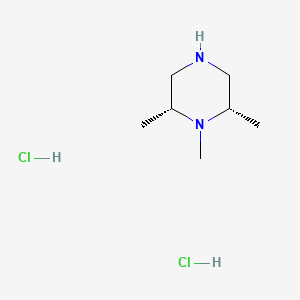 B1400245 cis-1,2,6-Trimethylpiperazine dihydrochloride CAS No. 1195782-28-5