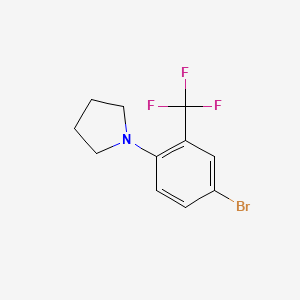 1-(4-Bromo-2-(trifluoromethyl)phenyl)pyrrolidine