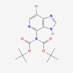 Di-tert-butyl (7-bromo-1H-imidazo[4,5-c]pyridin-4-yl)imidodicarbonate