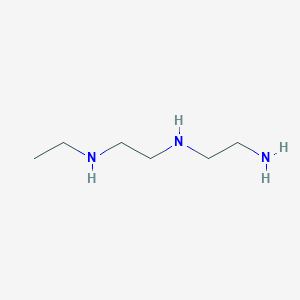 molecular formula C6H17N3 B14002508 N~1~-(2-Aminoethyl)-N~2~-ethylethane-1,2-diamine CAS No. 137554-10-0