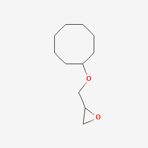 molecular formula C11H20O2 B14002510 2-[(Cyclooctyloxy)methyl]oxirane CAS No. 21324-95-8