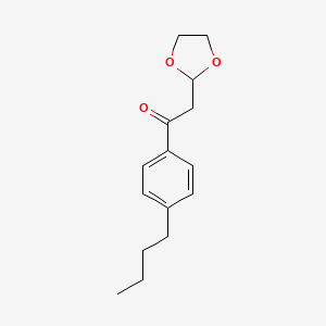 1-(4-Butylphenyl)-2-(1,3-dioxolan-2-yl)ethanone