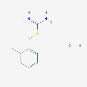 molecular formula C9H13ClN2S B1400261 2-(2-Methyl-benzyl)-isothiourea CAS No. 73338-92-8