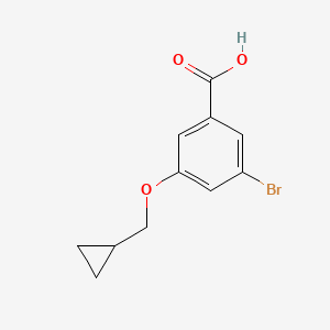3-Bromo-5-cyclopropylmethoxy-benzoic acid