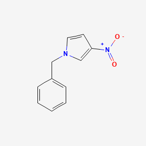 molecular formula C11H10N2O2 B14002722 1-Benzyl-3-nitro-1h-pyrrole CAS No. 18159-11-0