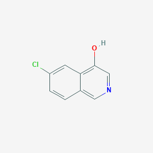 molecular formula C9H6ClNO B14002724 6-Chloroisoquinolin-4-ol 