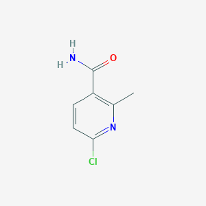 molecular formula C7H7ClN2O B1400275 6-Chloro-2-methylnicotinamide CAS No. 1824294-52-1