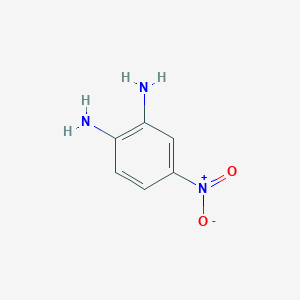 molecular formula C6H7N3O2<br>C6H3(NH2)2NO2<br>C6H7N3O2 B140028 4-Nitro-o-phenylenediamine CAS No. 99-56-9