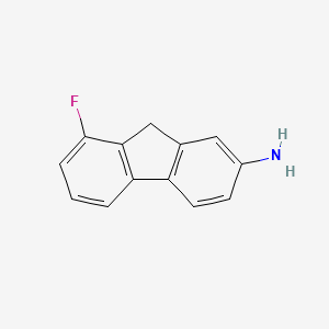 molecular formula C13H10FN B14002813 8-Fluoro-9h-fluoren-2-amine CAS No. 363-14-4