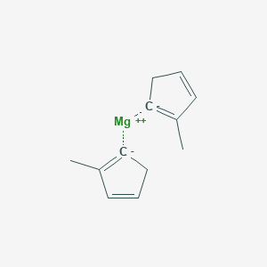 molecular formula C12H14Mg B14002862 Bis(methylcy-clopentadienyl)magnesium 