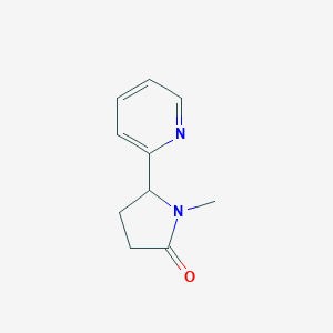 molecular formula C10H12N2O B014003 1-Methyl-5-(pyridin-2-yl)pyrrolidin-2-one CAS No. 147732-31-8