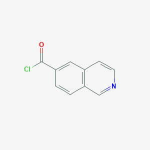 molecular formula C10H6ClNO B1400310 Isoquinoline-6-carbonyl chloride CAS No. 1105710-41-5
