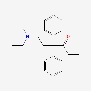 molecular formula C22H29NO B14003111 6-(Diethylamino)-4,4-diphenylhexan-3-one CAS No. 6635-10-5