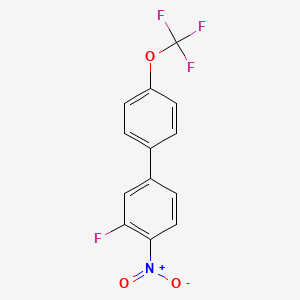 1,1'-Biphenyl, 3-fluoro-4-nitro-4'-(trifluoromethoxy)-