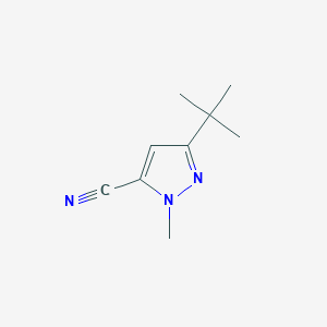 5-tert-butyl-2-methyl-2H-pyrazole-3-carbonitrile
