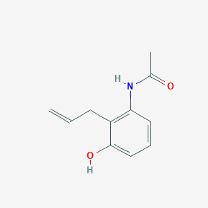 molecular formula C11H13NO2 B14003151 N-(2-allyl-3-hydroxyphenyl)acetamide CAS No. 37439-79-5