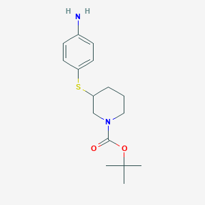 tert-Butyl 3-((4-aminophenyl)thio)piperidine-1-carboxylate