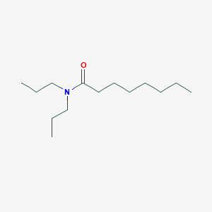 molecular formula C14H29NO B14003237 n,n-Dipropyloctanamide CAS No. 3007-55-4