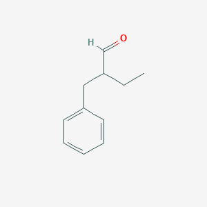 molecular formula C11H14O B14003271 2-Benzylbutanal CAS No. 24569-60-6
