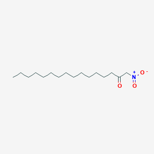 molecular formula C16H31NO3 B14003333 1-Nitrohexadecan-2-one CAS No. 13291-54-8