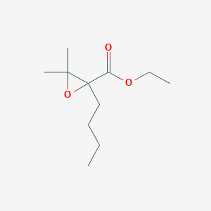 molecular formula C11H20O3 B14003346 Ethyl 2-butyl-3,3-dimethyloxirane-2-carboxylate CAS No. 5445-36-3