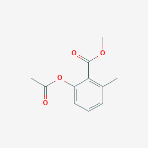 molecular formula C11H12O4 B14003429 Methyl 2-(acetyloxy)-6-methylbenzoate CAS No. 68040-67-5
