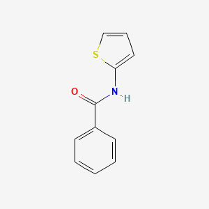 molecular formula C11H9NOS B14003436 Benzamide, N-2-thienyl- CAS No. 136-34-5