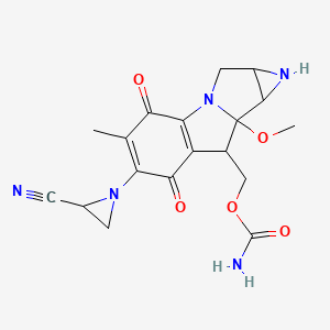 molecular formula C18H19N5O5 B14003455 Mitomycin deriv CAS No. 84397-24-0