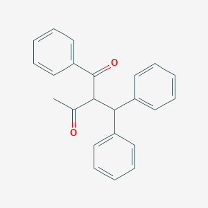 molecular formula C23H20O2 B14003467 1,3-Butanedione,2-(diphenylmethyl)-1-phenyl- CAS No. 33925-42-7
