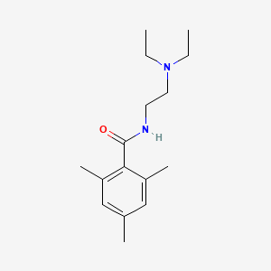 molecular formula C16H26N2O B14003470 N-[2-(Diethylamino)ethyl]-2,4,6-trimethylbenzamide CAS No. 93161-65-0