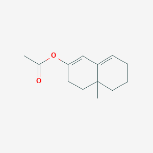 molecular formula C13H18O2 B14003474 4a-Methyl-3,4,4a,5,6,7-hexahydronaphthalen-2-yl acetate CAS No. 72938-40-0