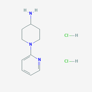 molecular formula C10H17Cl2N3 B1400348 1-(Pyridin-2-yl)piperidin-4-amine dihydrochloride CAS No. 380222-98-0