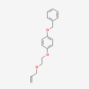 molecular formula C18H20O3 B1400349 1-(2-(Allyloxy)ethoxy)-4-(benzyloxy)benzene CAS No. 1354967-78-4