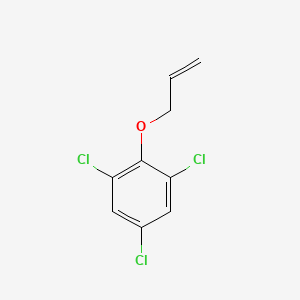 molecular formula C9H7Cl3O B14003549 1,3,5-Trichloro-2-(prop-2-en-1-yloxy)benzene CAS No. 15890-54-7