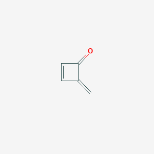molecular formula C5H4O B14003553 4-Methylene-2-cyclobuten-1-one CAS No. 42827-31-6