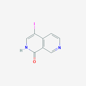 molecular formula C8H5IN2O B1400356 4-Iodo-2,7-naphthyridin-1(2H)-one CAS No. 959558-50-0